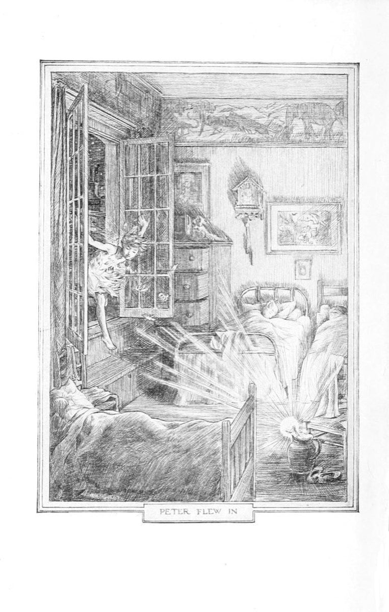 Peter Pan and Wendy by J M Barrie, 1911 Illustrated – The