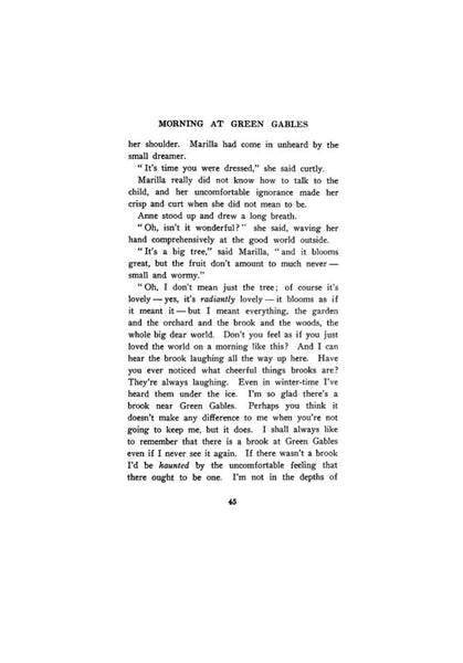 Anne of Green Gables by L M Montgomery, First Edition, April 1908