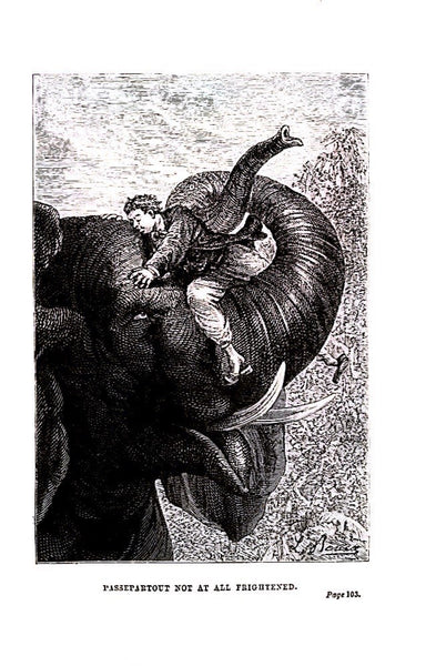 Around the World in 80 Days by Jules Verne, 1873 translated by Geo M Towle