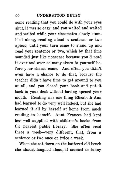 Understood Betsy by Dorothy Canfield, 1917