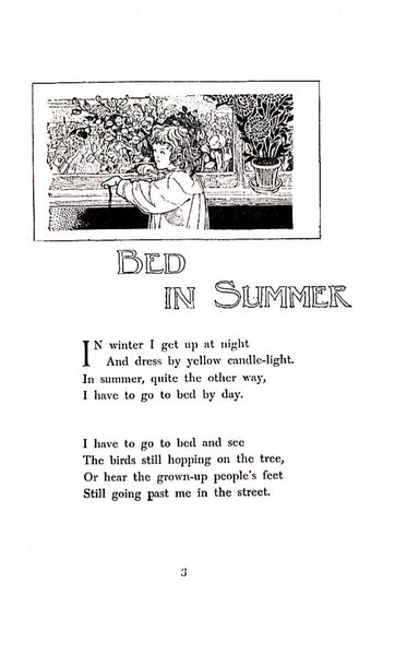 A Child's Garden of Verses by Robert Louis Stevenson Illustrated, 1895
