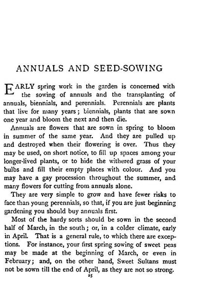 Gardens Shown to the Children by Janet Harvey Kelman 1912